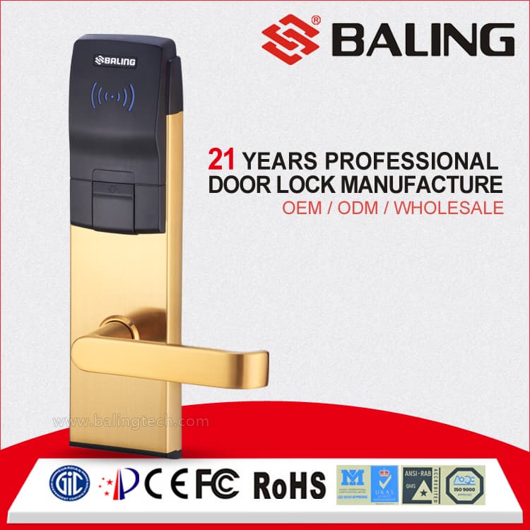 hotel card door lock access control from BALING intelligent